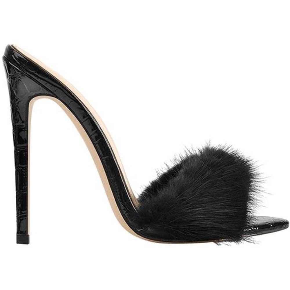 💋RESERVED: SEXYTAG POINTED TOE HIGH HEEL MULE SANDALS!!!